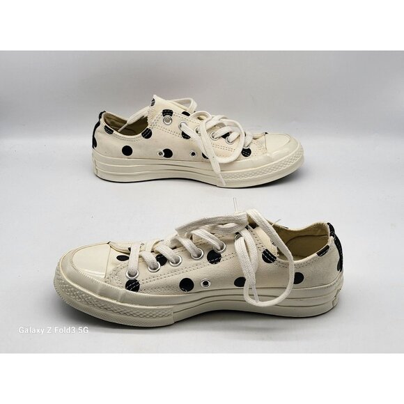 Converse All Star 70 Low Sneakers M 5 W 7‎ Comme De Garcons Polka Dot Heart - Picture 3 of 9